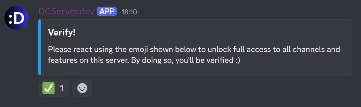 Discord verification bot setup