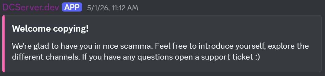 Discord welcome and onboarding bot setup